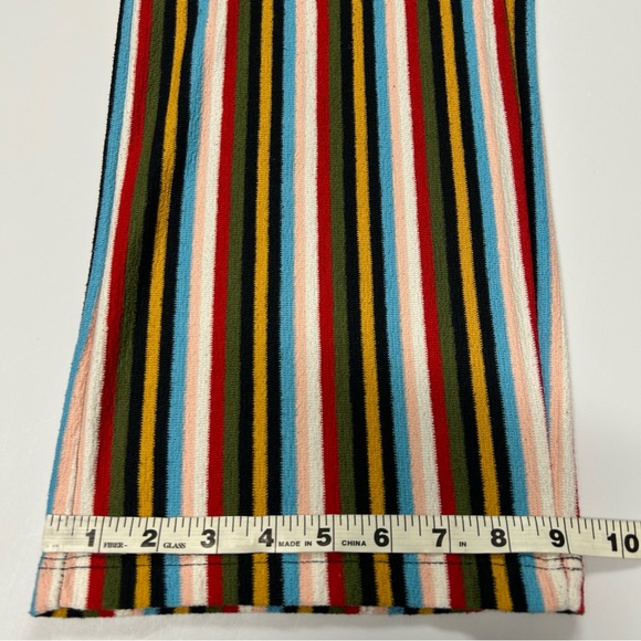 Urban Outfitters Wide Leg Crop Knit Pants Size S Pull On Terry Cloth Lounge Boho - Picture 8 of 9